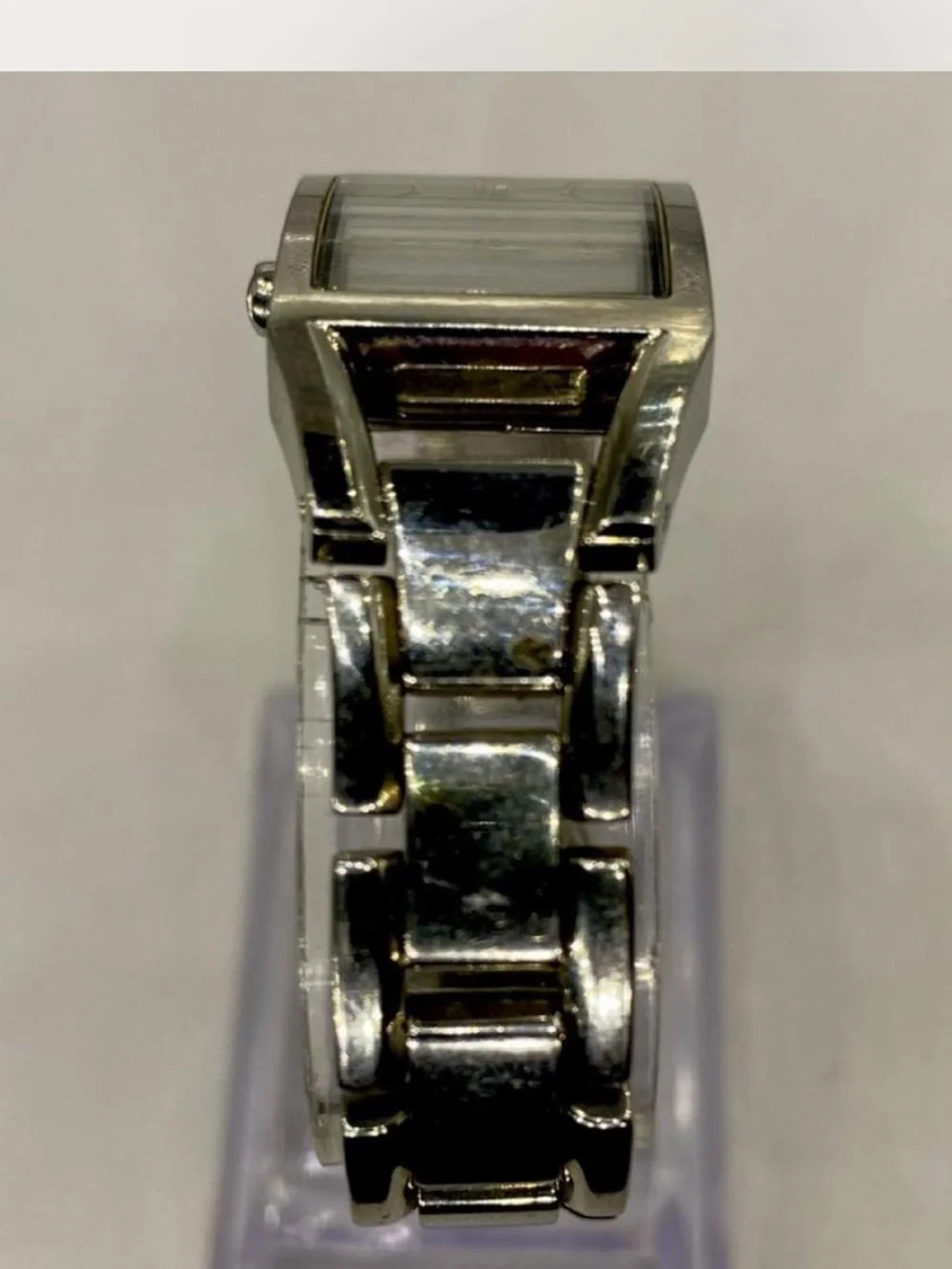 DKNY *** Silver Rectangular Link Bracelet Watch ***